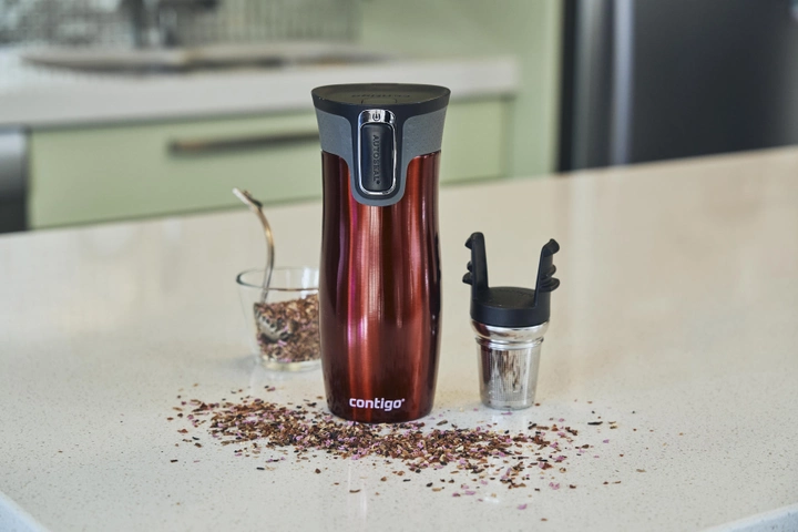 Kubek termiczny Contigo West Loop czerwony 470 ml (2095849) - obraz 7