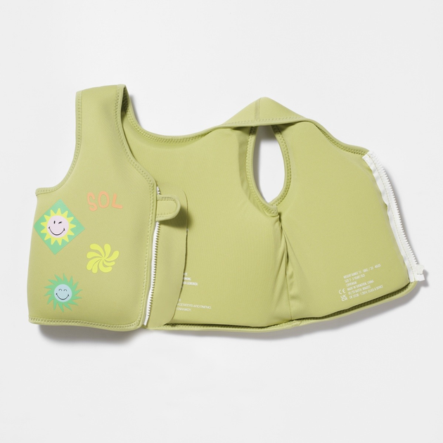 Kamizelka do pływania Sunnylife Smiley World Sol Sea 3-6 lat (9339296061725) - obraz 3