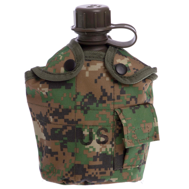 Фляга з казанком в чохлі SP-Sport TY-4834 1л Камуфляж Marpat - зображення 1