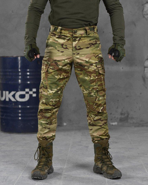 Тактические летние мужские штаны 3XL мультикам (86436) - изображение 1
