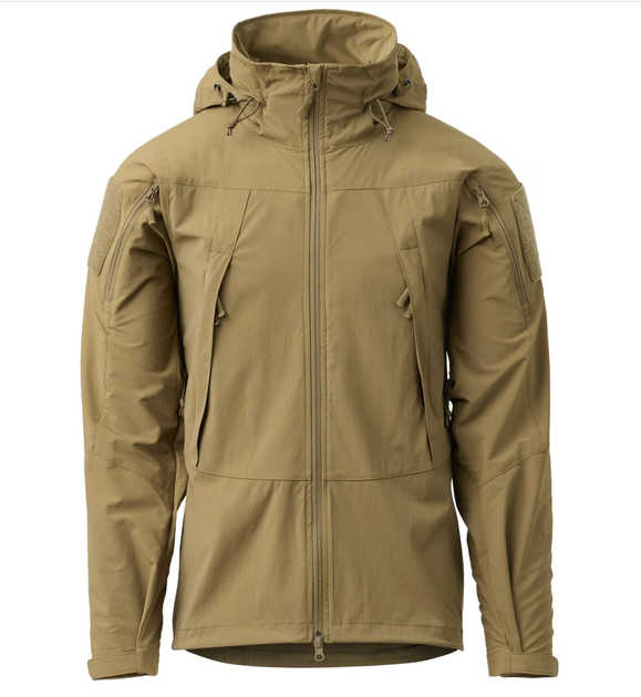 Куртка ветровка Helikon Trooper StormStretch Softshell MK2 - Coyote Койот M - изображение 2