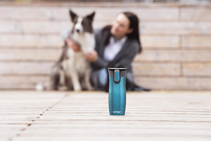 Kubek termiczny Contigo West Loop turkusowy 470 ml (2095846) - obraz 17