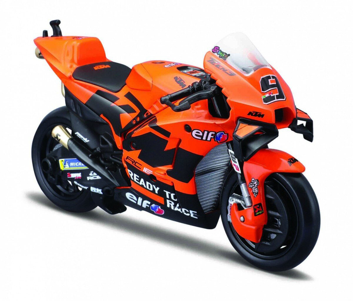 Model metalowy Maisto Motocykl Tech3 KTM Factory racing 2021 1:18 Czarno-pomarańczowy (0090159363767) - obraz 1