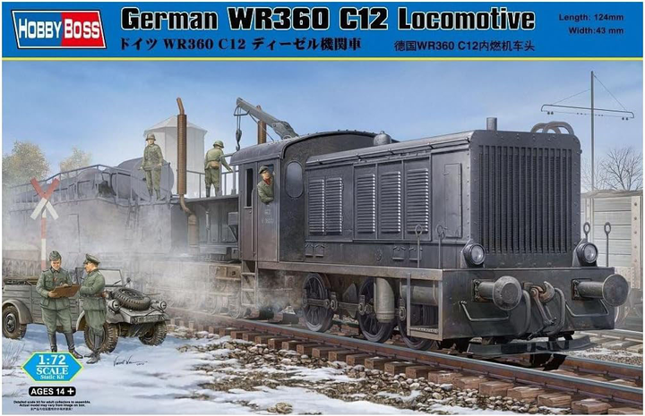 Model do składania Hobby Boss pociąg German WR360 C12 Poziom 2 Skala 1:72 (6939319229137) - obraz 1