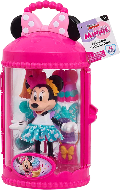 Zestaw do gry Just Play Disney Minnie Mouse Fabulous Doll Sweet Party (0886144899928) - obraz 1