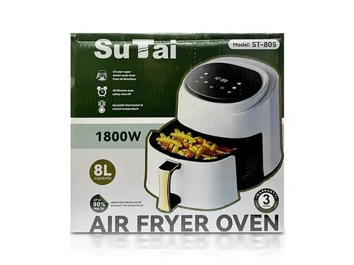 Аерофритюрниця Air Fryer 8л Su Tai ST-805/ 6691 Чорна - изображение 2