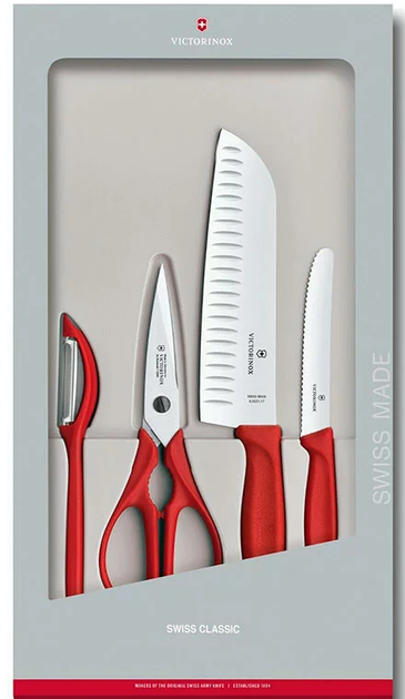 Zestaw kuchenny Victorinox Swiss Classic 4 szt Czerwony (6.7131.4G) - obraz 1