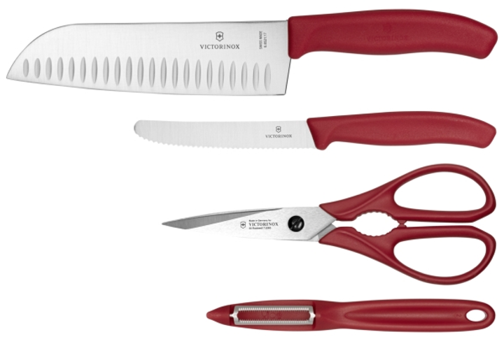 Zestaw kuchenny Victorinox Swiss Classic 4 szt Czerwony (6.7131.4G) - obraz 2