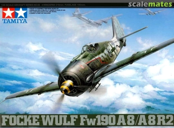 Model do sklejania Tamiya Focke-Wulf Fw 190 A-8/A-8 R2 (4950344992515) - obraz 2