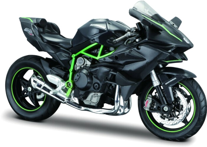 Motocykl Maisto Kawasaki Ninja H2 R czarny (5907543770412) - obraz 1