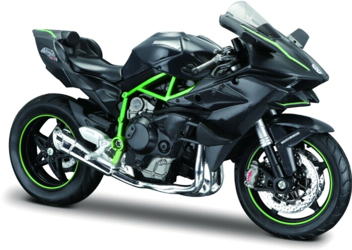 Мотоцикл Maisto Kawasaki Ninja H2 R чорний (5907543770412) - зображення 1