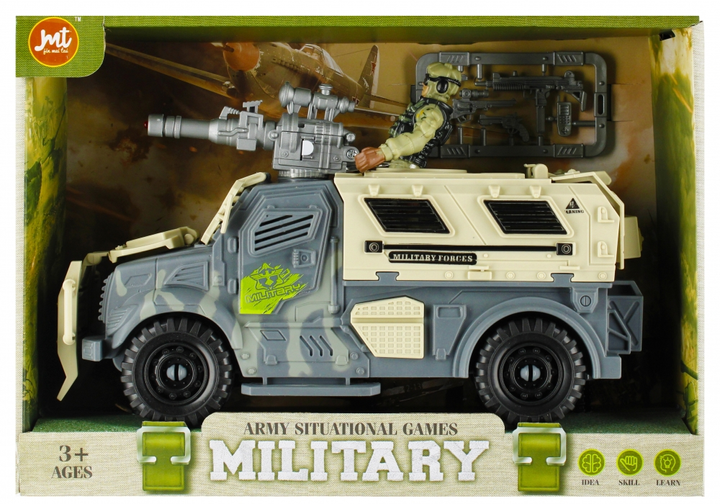 Військовий джип Mega Creative Army Situational Games Military Forges з фігуркою та аксесуарами (5905523606560) - зображення 1