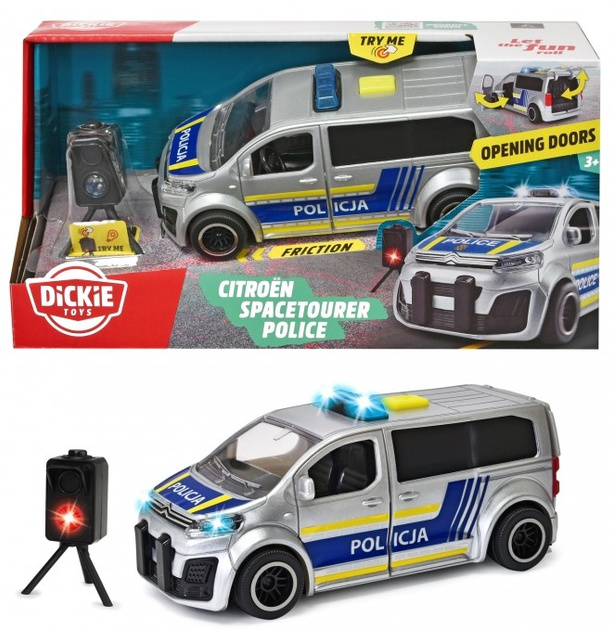 Samochód policyjny Simba Speed ​​Control 15 cm (4006333085383) - obraz 1