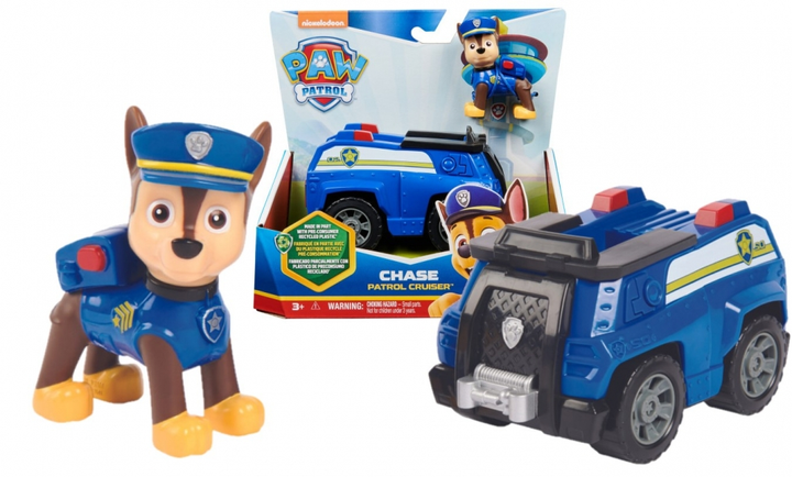 Samochód policyjny Spin Master Vehicle Paw Patrol Chase z figurką (0778988507551) - obraz 1