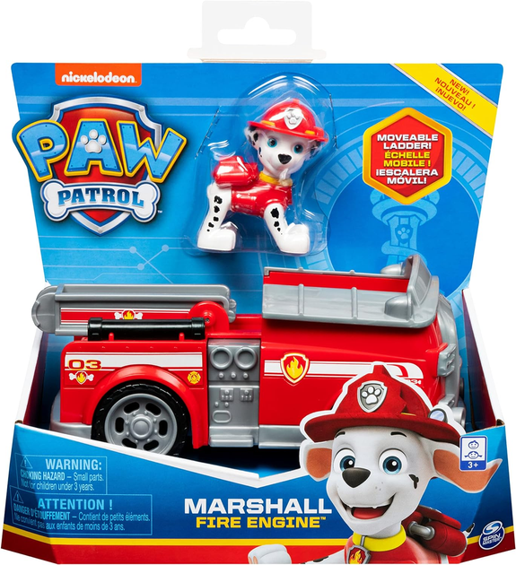 Wóz strażacki Spin Master Paw Patrol Marshall z figurką (0778988507568) - obraz 1