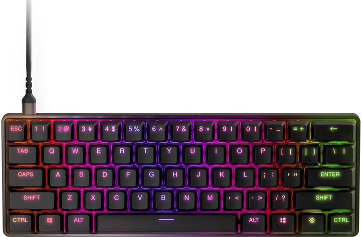 Klawiatura przewodowa SteelSeries Apex 9 mini Nordic Black - obraz 1