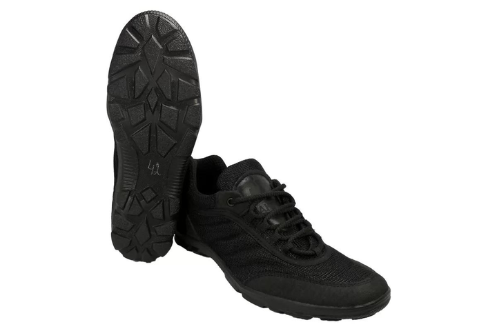 Чоловічі тактичні кросівки Bahram з прогумованим носком та п'ятою чорні 44р 29,5см з 3d тканиною (2051) - зображення 2