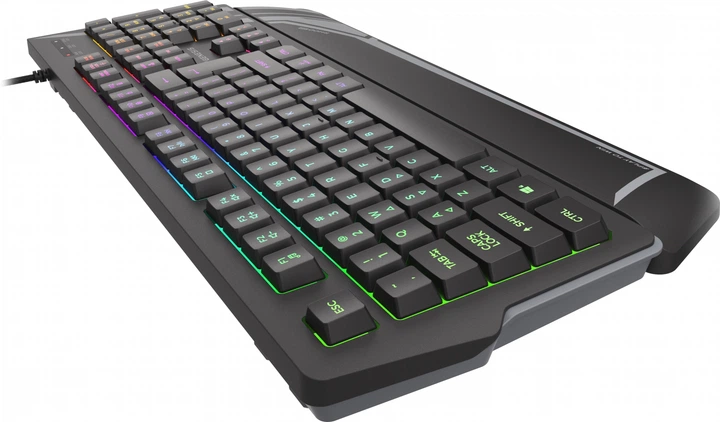 Klawiatura przewodowa Genesis Rhod 350 RGB USB Black (NKG-1727) - Zdjęcie 7 Klawiatura przewodowa Genesis Rhod 350 RGB USB Black (NKG-1727) - obraz 7