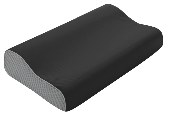 Набір Sonex подушка Анатомічна з пам'яттю Comfort Wave 40x60x11/9 см + Наволочка Aero Black Diamond 40x60x11/9 см (SO102070+SO102243) - зображення 5