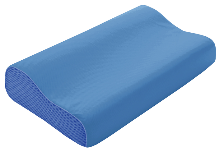 Набір Sonex подушка Анатомічна з пам'яттю Comfort Wave 40x60x11/9 см + Наволочка Aero Blue Sapphire 40x60x11/9 см (SO102070+SO102245) - зображення 5