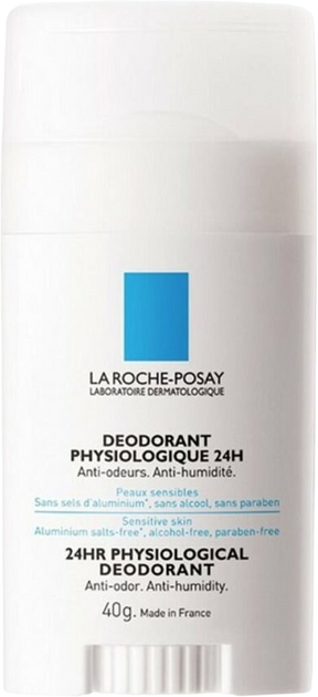 Dezodorant La Roche Posay Physiological Cleancers Stick 40 g (3337872412134) - obraz 1