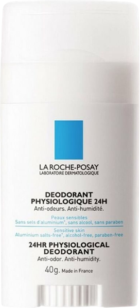 Dezodorant La Roche Posay Physiological Cleancers Stick 40 g (3337872412134) - obraz 1