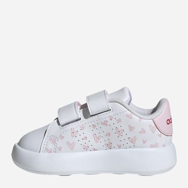 Дитячі кеди для дівчинки adidas Advantage Cf I ID5289 27 Білі з рожевим (4066759468122) - зображення 3