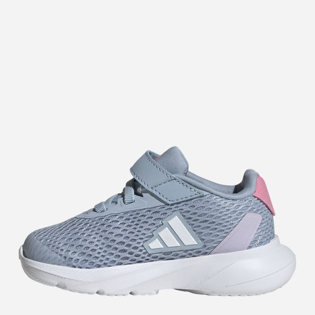 Buty sportowe dziecięce dla dziewczynki na rzepy adidas Duramo Sl El I IF6107 24 Niebieskie (4066766778016) - obraz 3