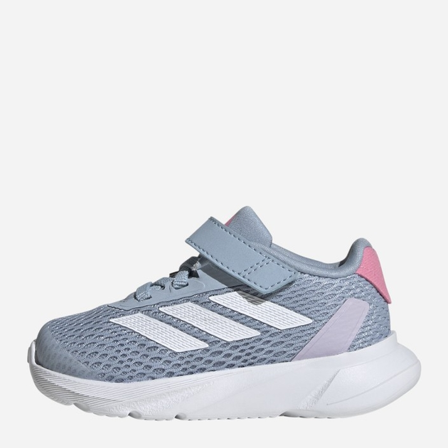 Buty sportowe dziecięce dla dziewczynki na rzepy adidas Duramo Sl El I IF6107 27 Niebieskie (4066766777972) - obraz 4
