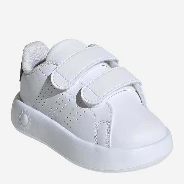 Tenisówki dziecięce dla dziewczynki na rzepy adidas Advantage Cf I ID5284 23.5 Białe (4066765025500) - obraz 2