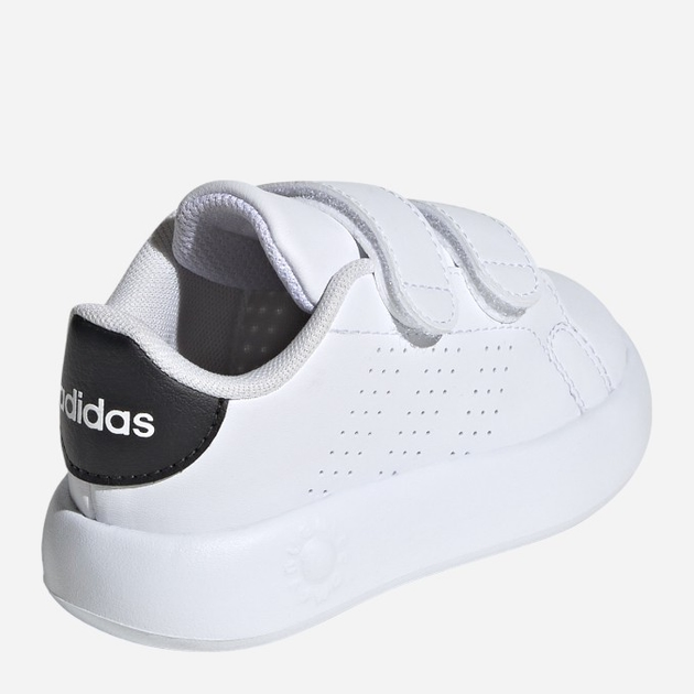 Дитячі кеди для дівчинки adidas Advantage Cf I ID5284 26 Білі з чорним (4066765025418) - зображення 5