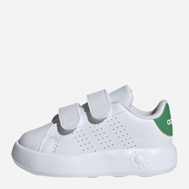 Sneakersy chłopięce na rzepy adidas Advantage Cf I ID5286 23 Białe (4066765017949) - obraz 4