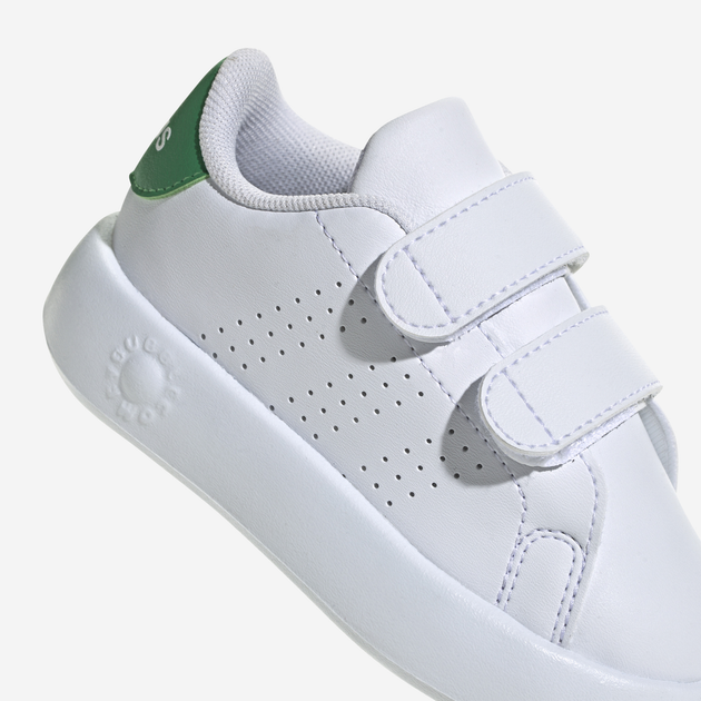 Sneakersy chłopięce na rzepy adidas Advantage Cf I ID5286 25 Białe (4066765017956) - obraz 9