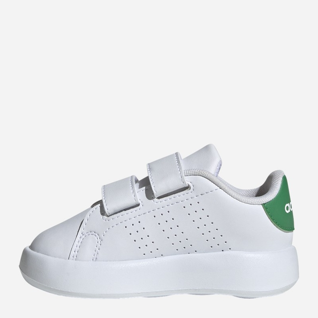 Sneakersy chłopięce na rzepy adidas Advantage Cf I ID5286 26.5 Białe (4066765021540) - obraz 3
