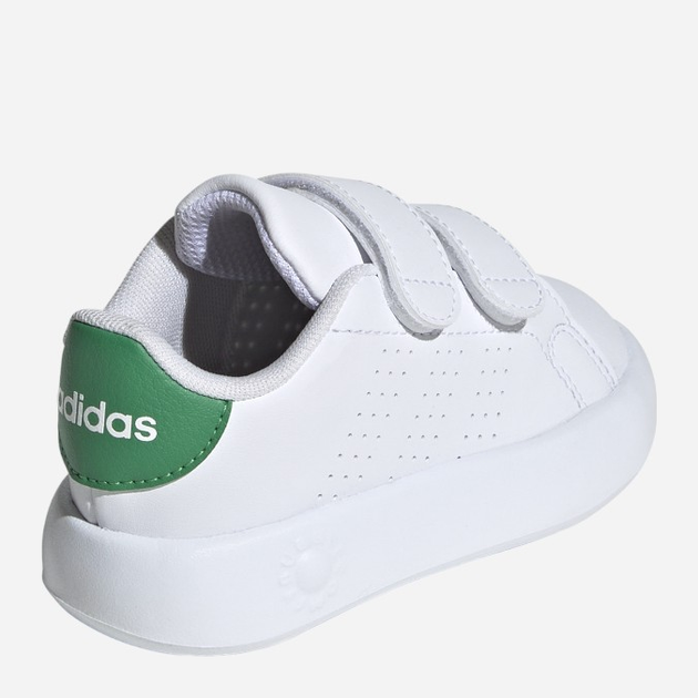 Sneakersy chłopięce na rzepy adidas Advantage Cf I ID5286 26.5 Białe (4066765021540) - obraz 5
