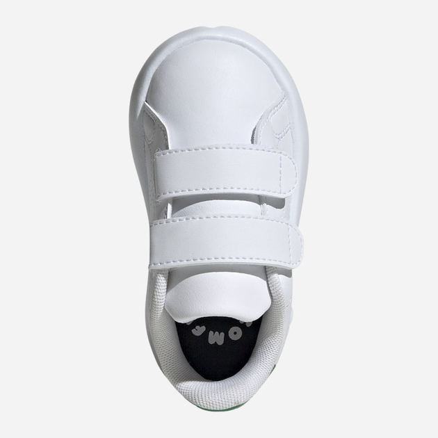 Sneakersy chłopięce na rzepy adidas Advantage Cf I ID5286 26.5 Białe (4066765021540) - obraz 6
