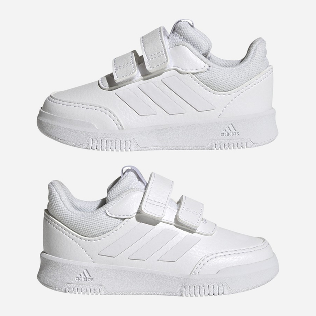 Sneakersy dziecięce dla dziewczynki na rzepy adidas Tensaur Sport 2.0 C GW1990 23.5 Białe (4065426042283) - obraz 10