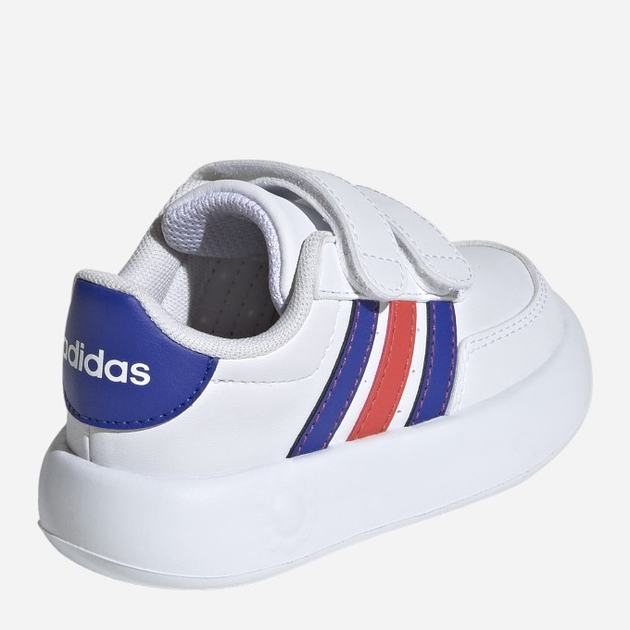 Дитячі кеди для хлопчика adidas Breaknet 2.0 Cf I ID5278 23.5 Білі з різнокольоровим (4066766781177) - зображення 4
