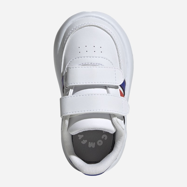 Дитячі кеди для хлопчика adidas Breaknet 2.0 Cf I ID5278 23.5 Білі з різнокольоровим (4066766781177) - зображення 5