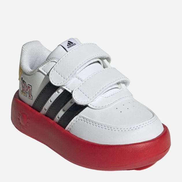 Tenisówki chłopięce na rzepy Adidas Breaknet Mickey 2.0 ID8021 24 Białe (4066759168572) - obraz 2