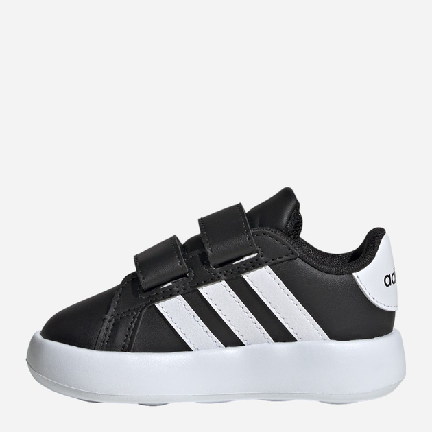 Sneakersy chłopięce na rzepy adidas Grand Court 2.0 Cf ID5272 26 Czarne (4066765031280) - obraz 3