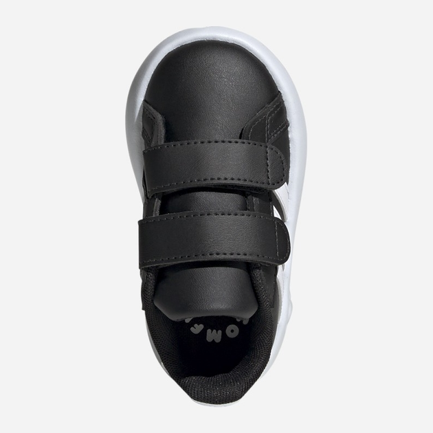 Sneakersy chłopięce na rzepy adidas Grand Court 2.0 Cf ID5272 26 Czarne (4066765031280) - obraz 5