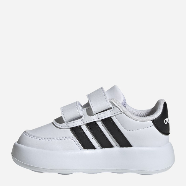 Sneakersy chłopięce adidas Breaknet 2.0 CF I ID5276 23 Białe z czarnym (4066759164680) - obraz 3