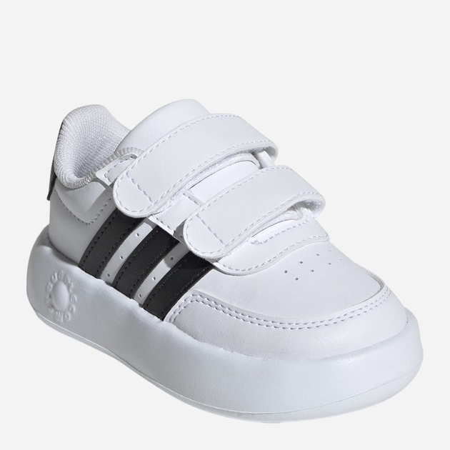 Tenisówki chłopięce na rzepy Adidas Breaknet 2.0 Cf I ID5276 27 Białe (4066759164635) - obraz 2