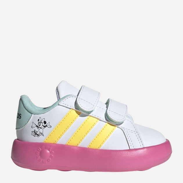 Дитячі кеди для дівчинки Adidas Grand Court Minnie ID8018 24 Білі (4066759472136) - зображення 1