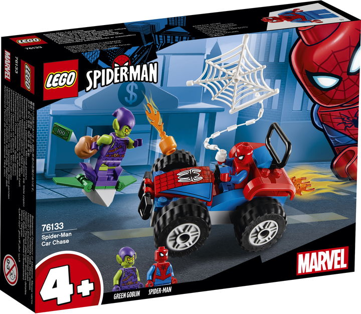 Конструктор LEGO Super Heroes Marvel Comics Автомобільна гонитва Людини-павука 52 деталі (76133) - зображення 1
