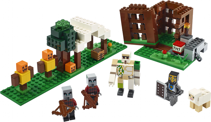 Конструктор LEGO Minecraft Лігво розбійників 303 деталі (21159) - зображення 2