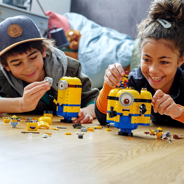 Конструктор LEGO Minions Складені з кубиків міньйони та їхнє лігво 876 деталей (75551) - зображення 3