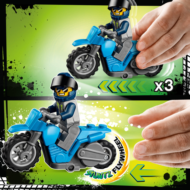 Zestaw klocków LEGO City Zawody kaskaderskie 73 elementy (60299) - obraz 3