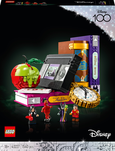 Zestaw konstrukcyjny LEGO Disney Classic Rzeczy złoczyńców 1540 elementów (43227) - obraz 1